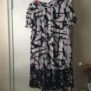 BCBG purple A-Line dress